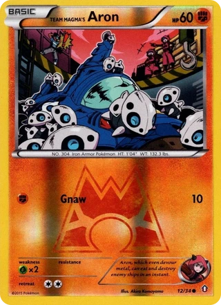 Team Magma's Aron