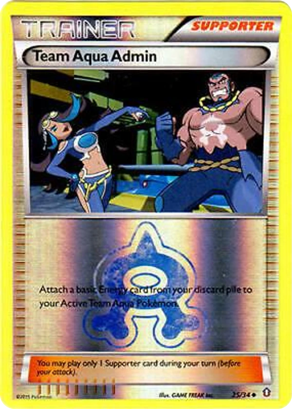 Team Aqua Admin — Double Crisis #025 / 34