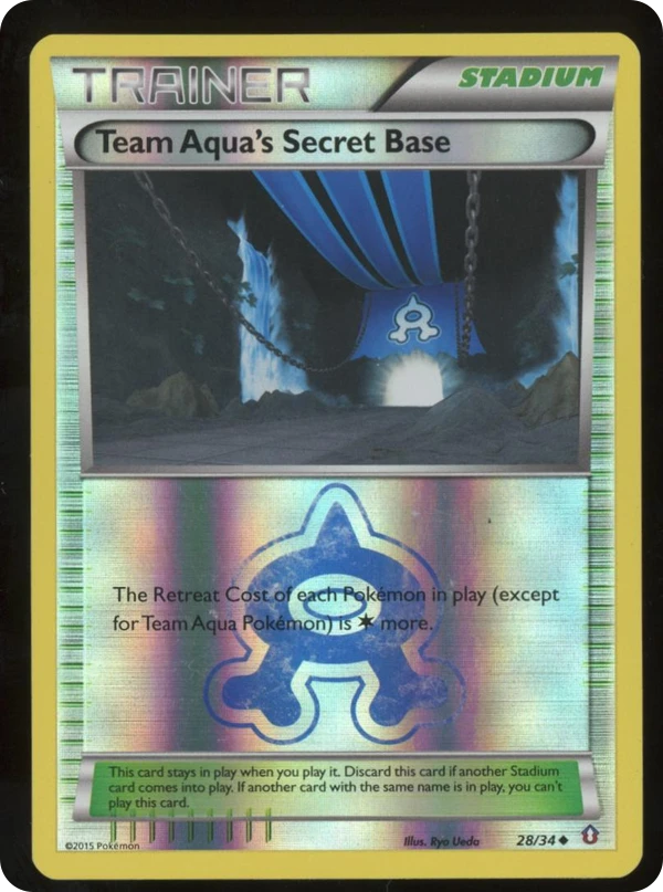 Team Aqua's Secret Base — Double Crisis #028 / 34