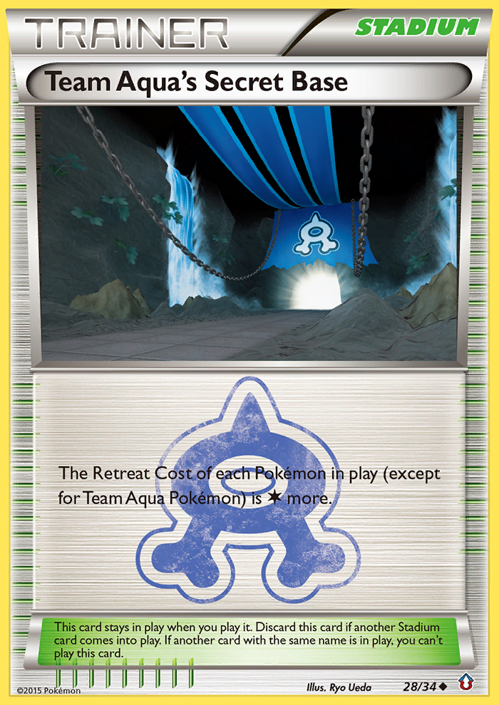 Team Aqua's Secret Base — Double Crisis #028 / 34