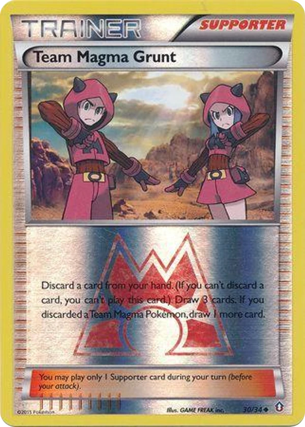 Team Magma Grunt — Double Crisis #030 / 34