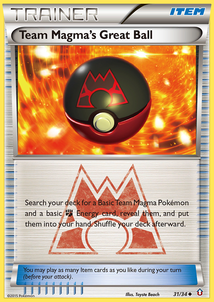 Team Magma's Great Ball — Double Crisis #031 / 34