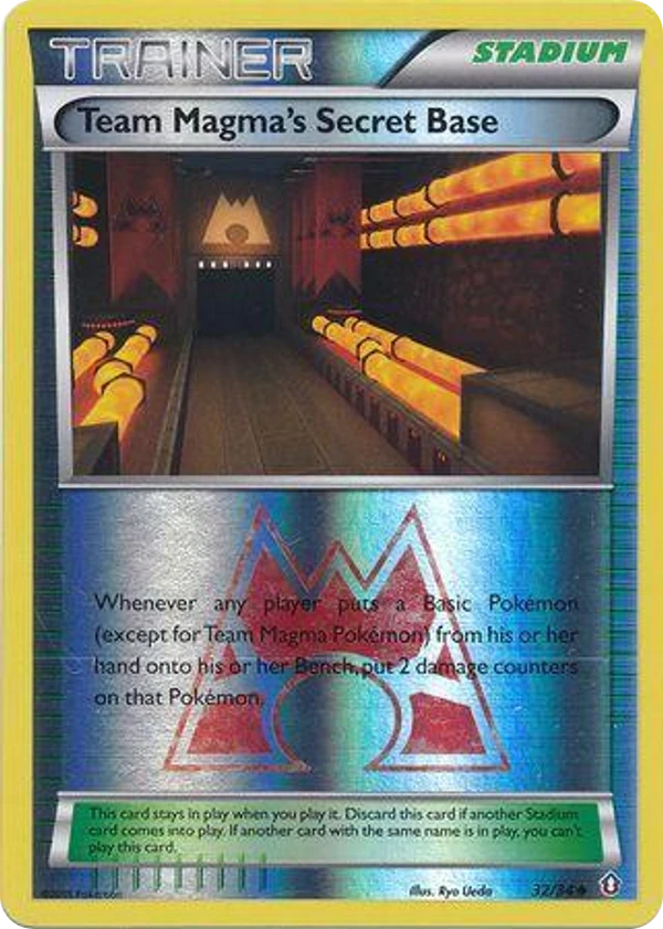 Team Magma's Secret Base — Double Crisis #032 / 34