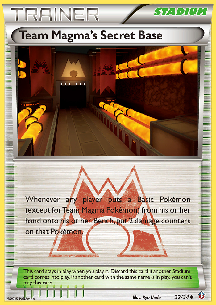 Team Magma's Secret Base — Double Crisis #032 / 34