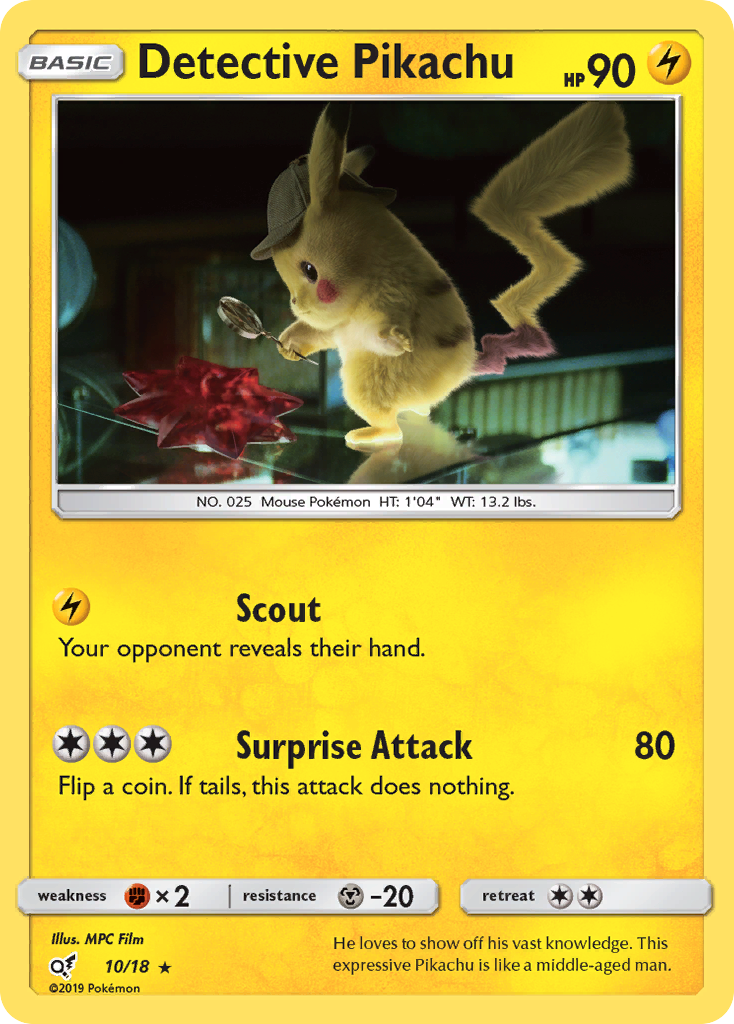 Detective Pikachu — Detective Pikachu #010 / 18