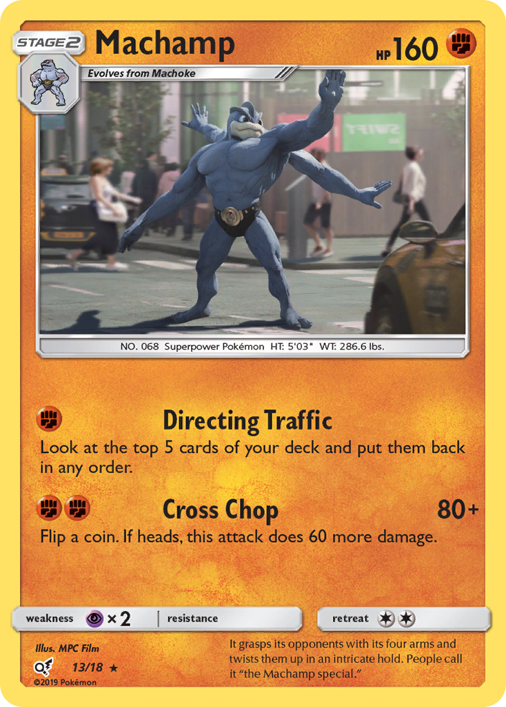 Machamp — Detective Pikachu #013 / 18