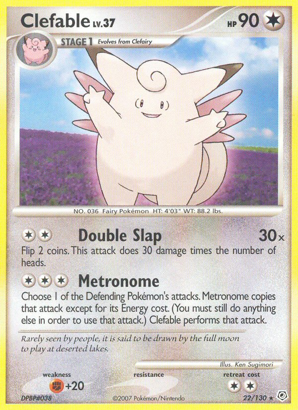 Clefable — Diamond & Pearl #022 / 130