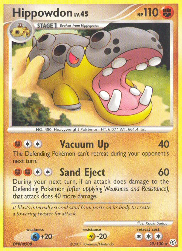 Hippowdon — Diamond & Pearl #029 / 130