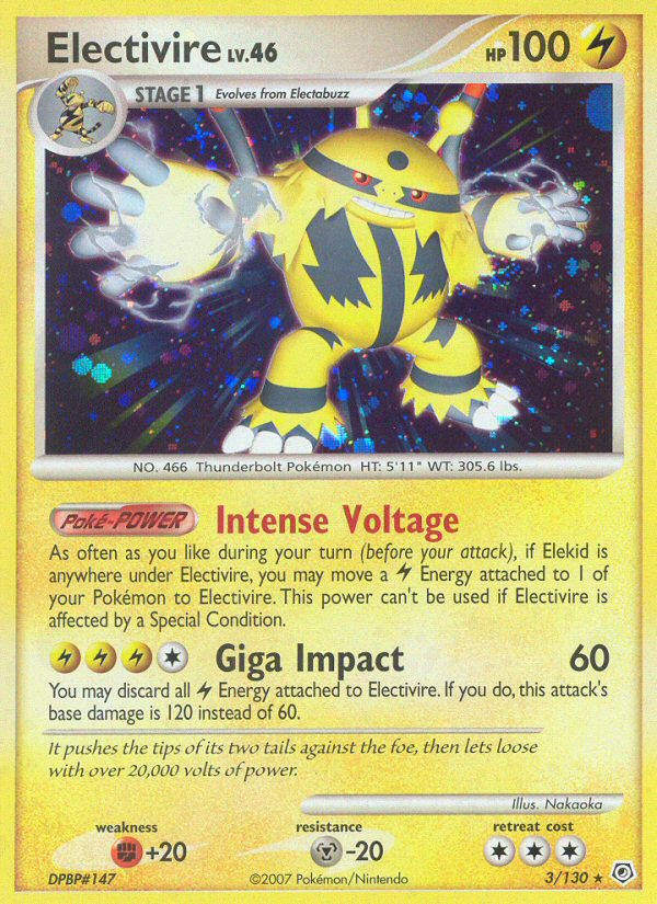 Electivire — Diamond & Pearl #003 / 130