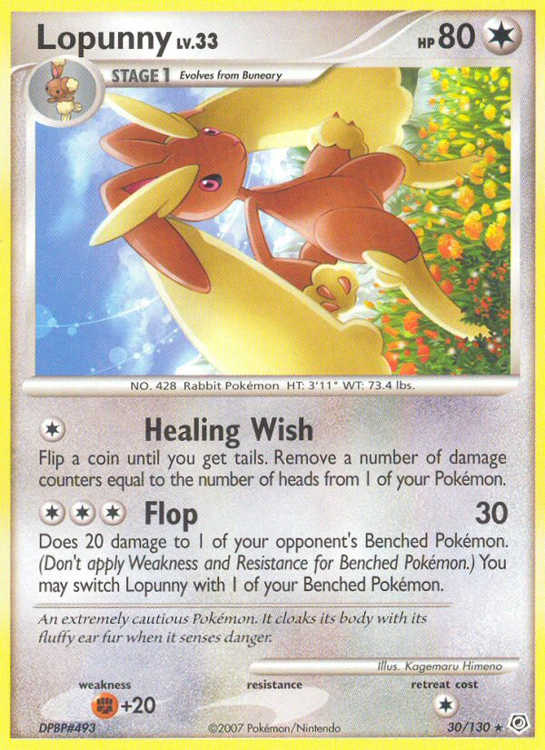 Lopunny — Diamond & Pearl #030 / 130