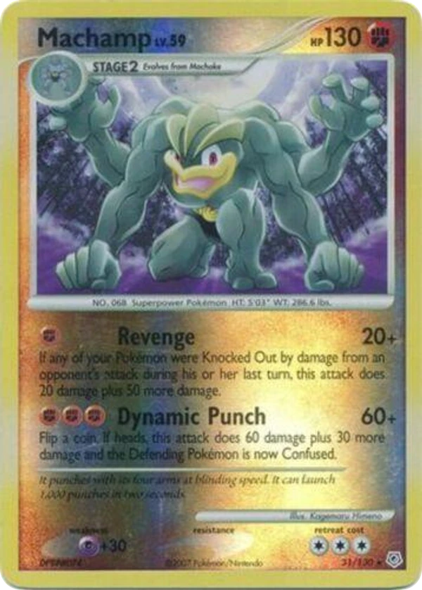 Machamp — Diamond & Pearl #031 / 130