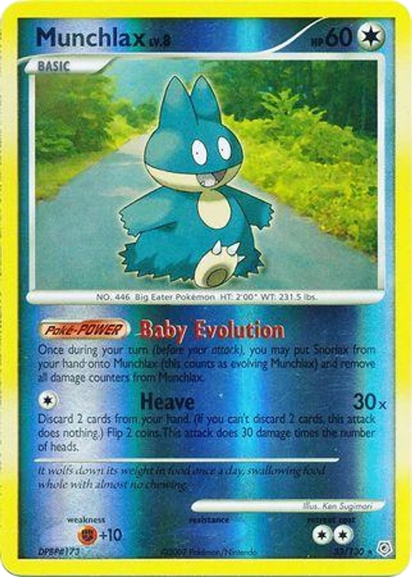 Munchlax — Diamond & Pearl #033 / 130