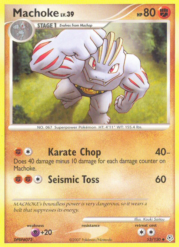 Machoke — Diamond & Pearl #053 / 130