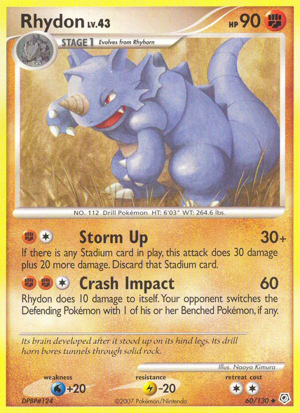 Rhydon — Diamond & Pearl #060 / 130
