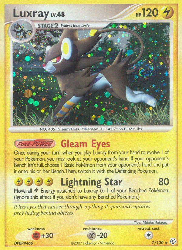 Luxray — Diamond & Pearl #007 / 130