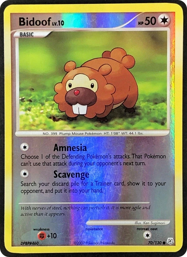 Bidoof — Diamond & Pearl #070 / 130
