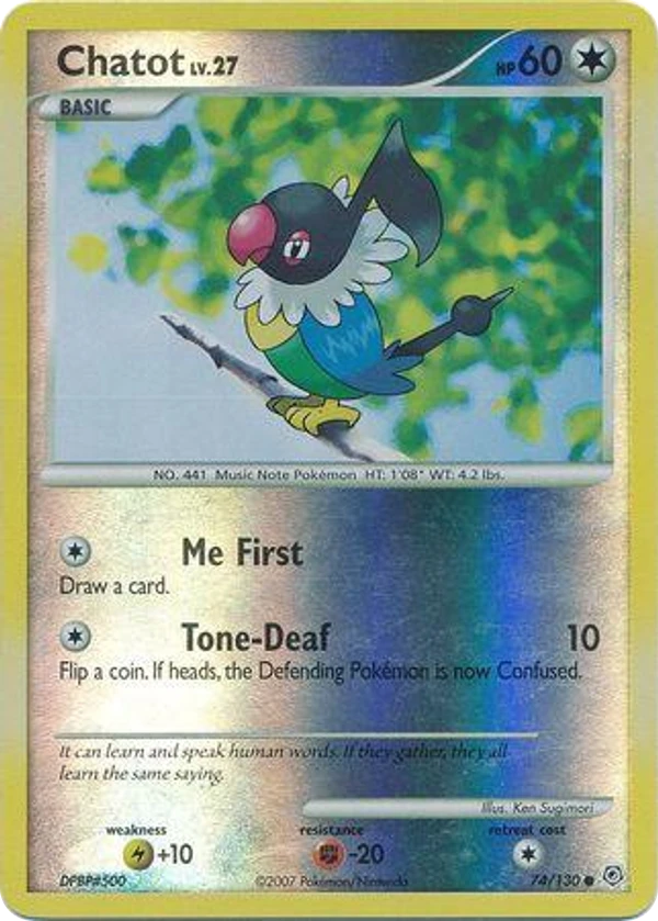 Chatot — Diamond & Pearl #074 / 130