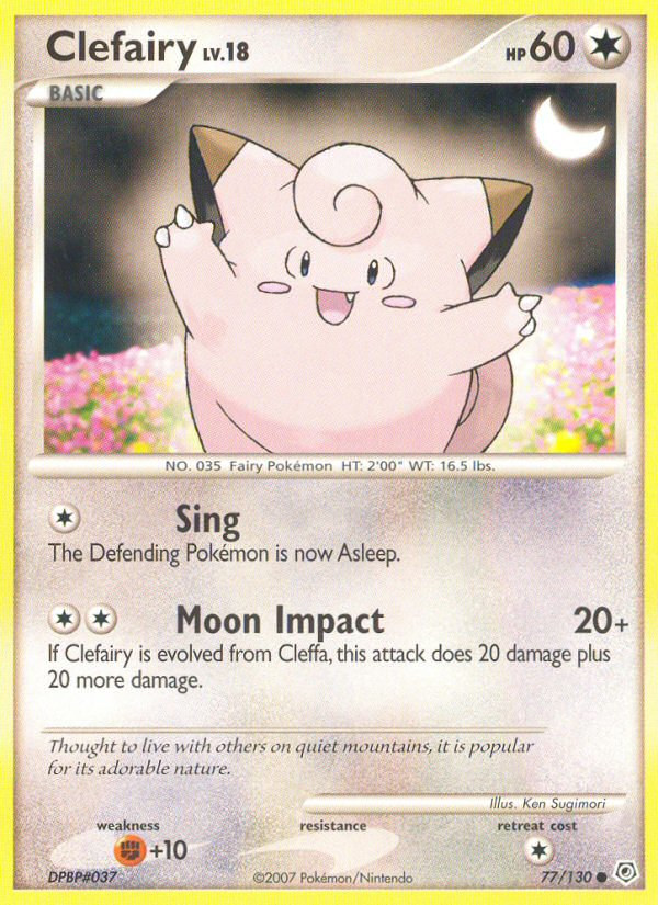 Clefairy — Diamond & Pearl #077 / 130