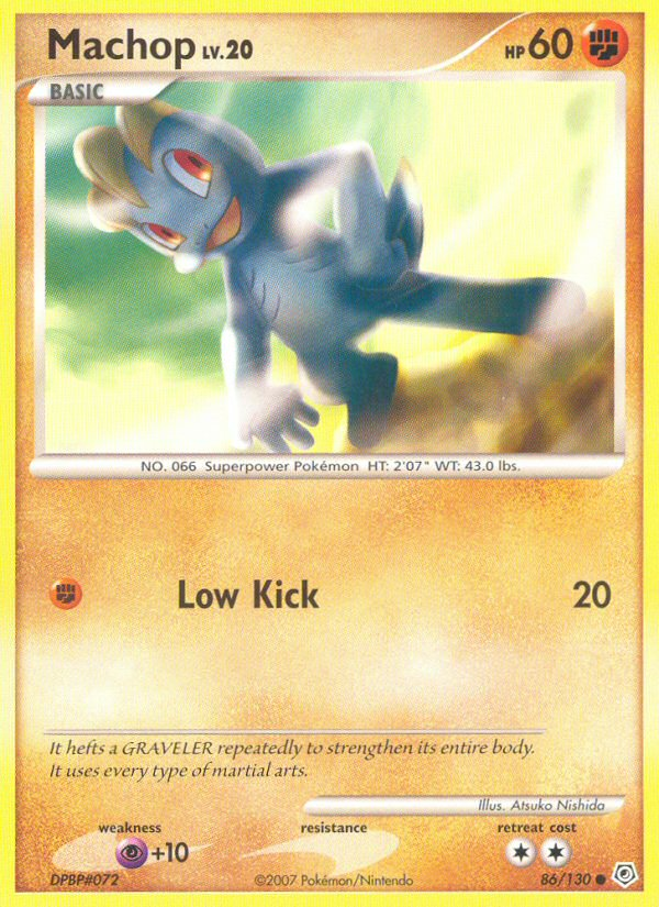 Machop — Diamond & Pearl #086 / 130