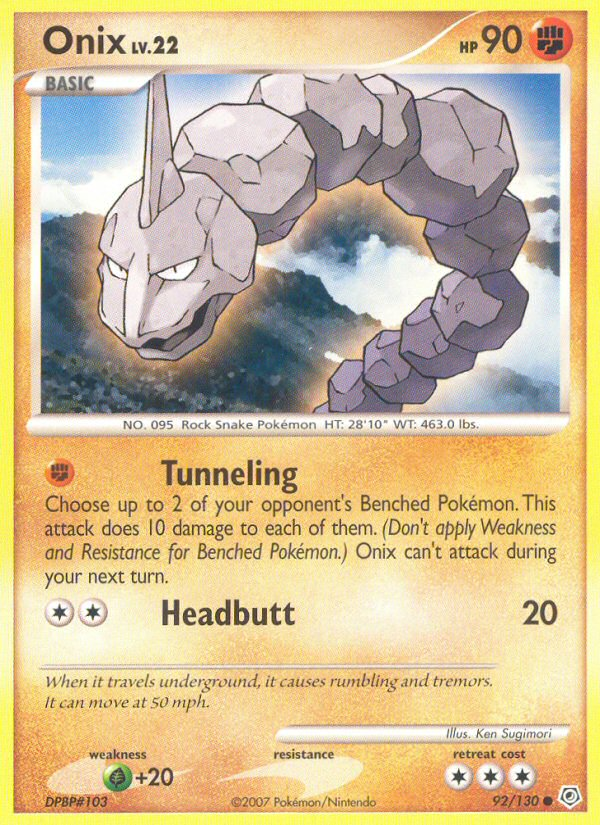 Onix — Diamond & Pearl #092 / 130