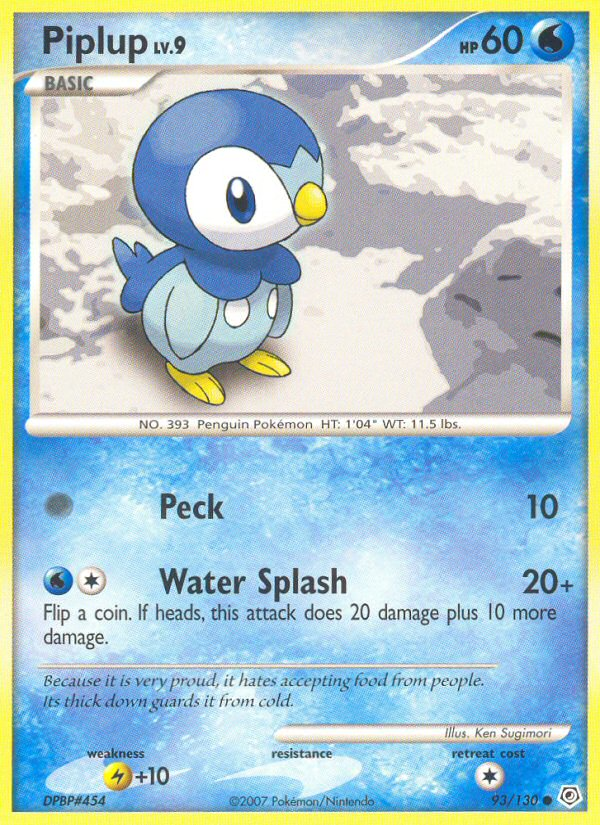 Piplup — Diamond & Pearl #093 / 130