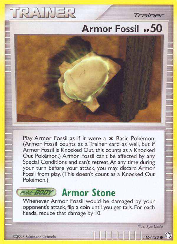 Armor Fossil — Mysterious Treasures #116 / 123