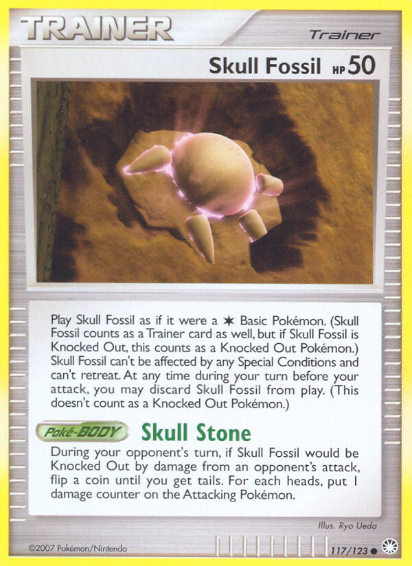 Skull Fossil — Mysterious Treasures #117 / 123