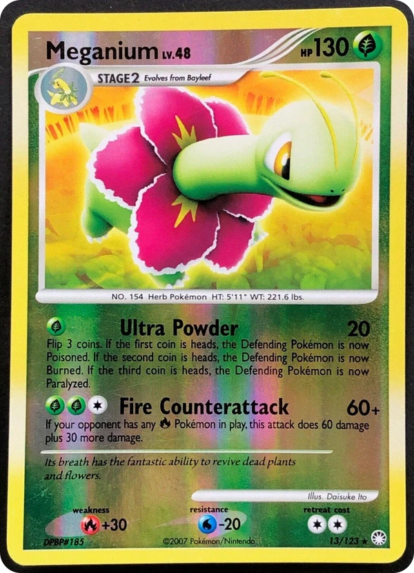 Meganium — Mysterious Treasures #013 / 123