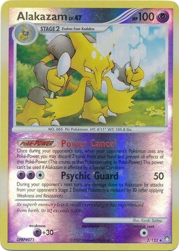 Alakazam — Mysterious Treasures #002 / 123