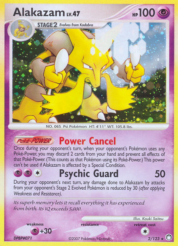 Alakazam — Mysterious Treasures #002 / 123