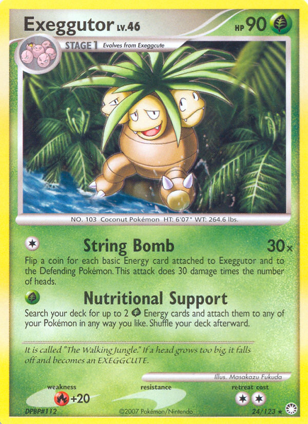 Exeggutor — Mysterious Treasures #024 / 123
