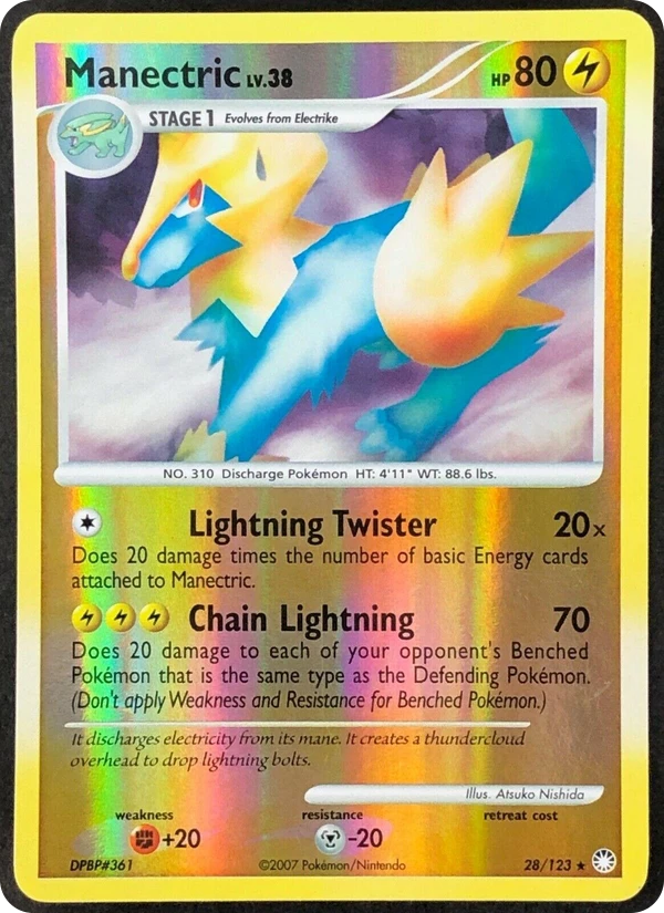 Manectric — Mysterious Treasures #028 / 123