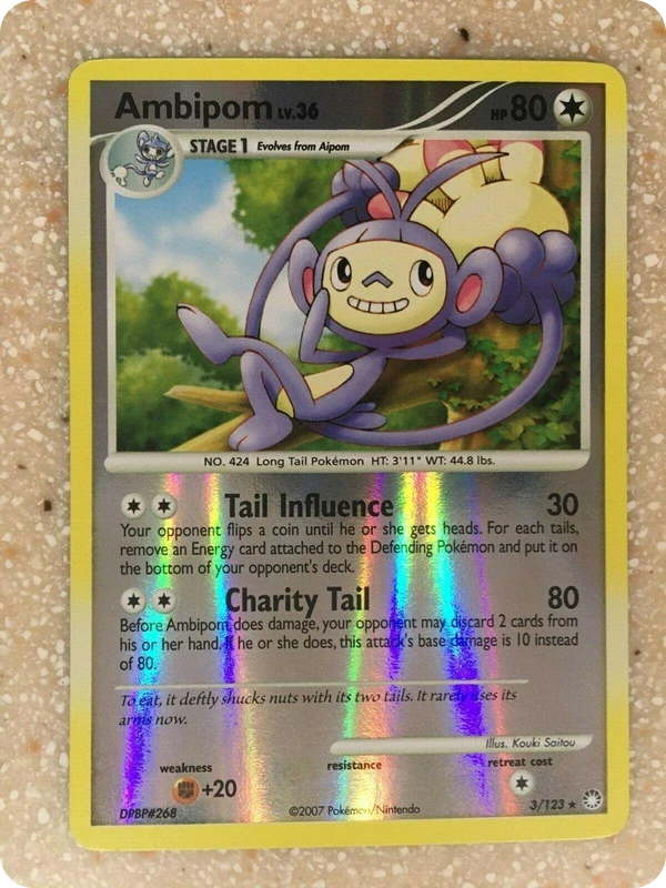 Ambipom — Mysterious Treasures #003 / 123