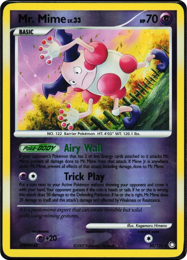 Mr. Mime — Mysterious Treasures #030 / 123