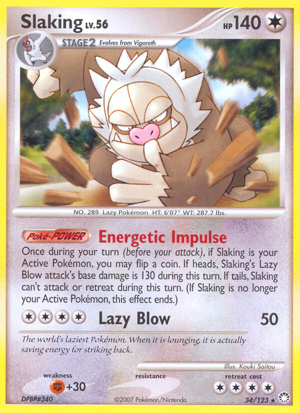 Slaking — Mysterious Treasures #034 / 123