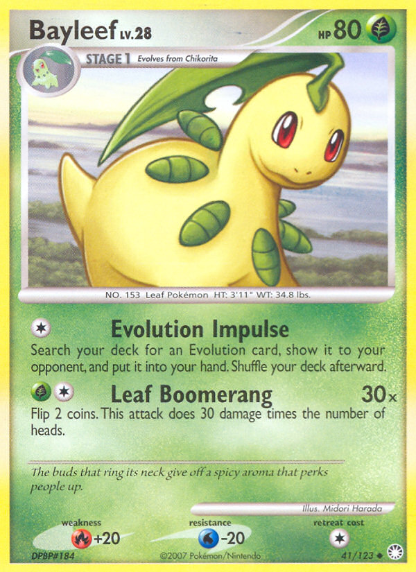 Bayleef — Mysterious Treasures #041 / 123