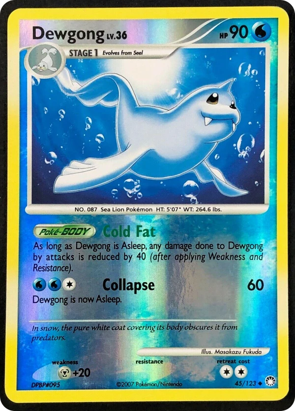 Dewgong — Mysterious Treasures #045 / 123