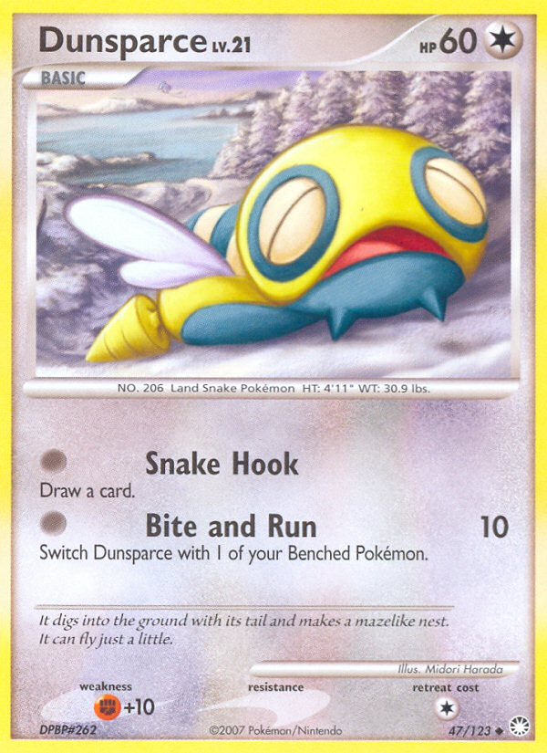 Dunsparce — Mysterious Treasures #047 / 123