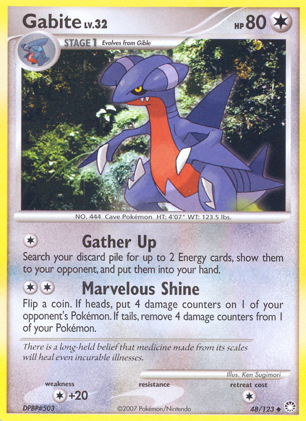 Gabite — Mysterious Treasures #048 / 123