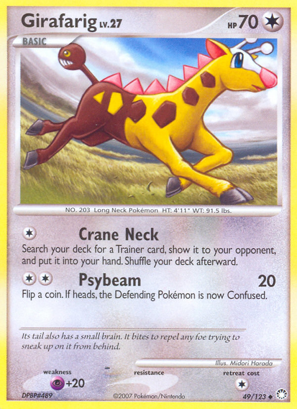 Girafarig — Mysterious Treasures #049 / 123