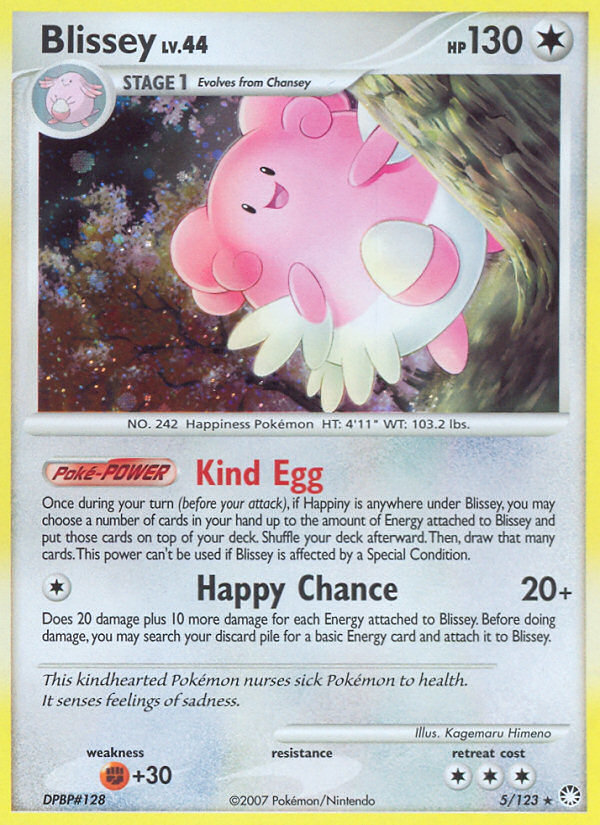 Blissey — Mysterious Treasures #005 / 123