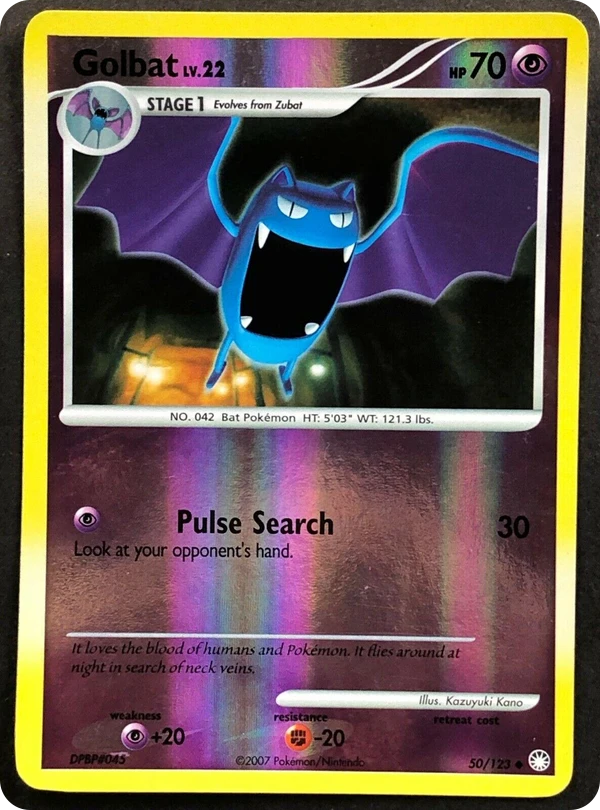 Golbat — Mysterious Treasures #050 / 123