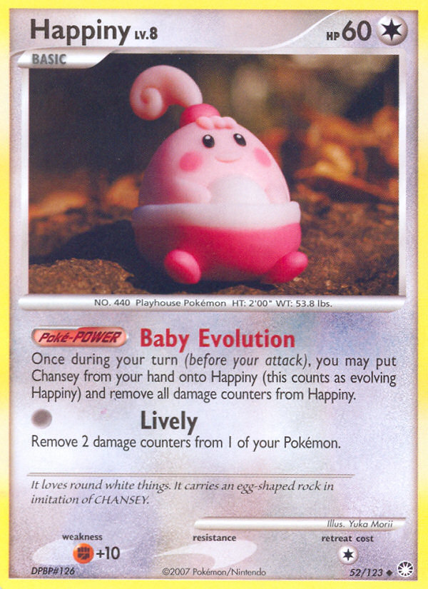Happiny — Mysterious Treasures #052 / 123