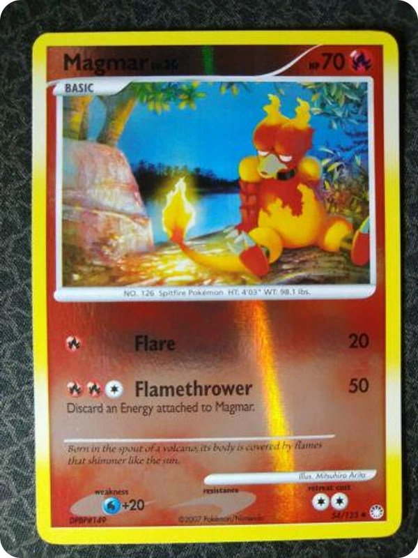 Magmar — Mysterious Treasures #054 / 123