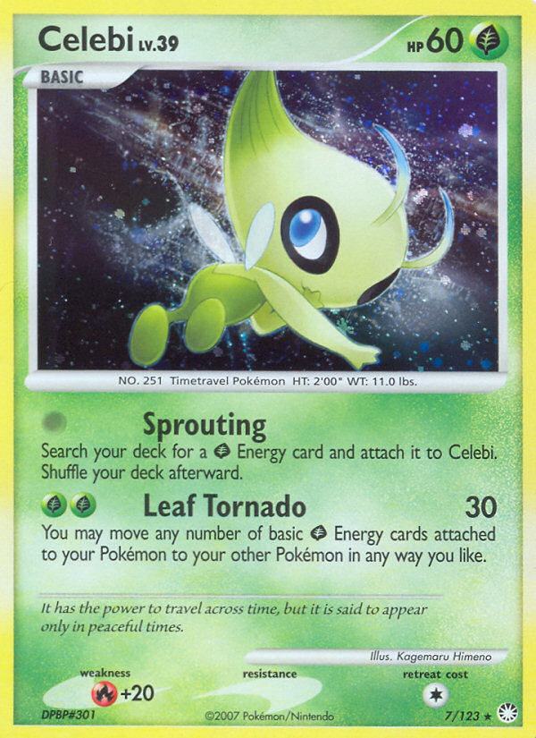 Celebi — Mysterious Treasures #007 / 123