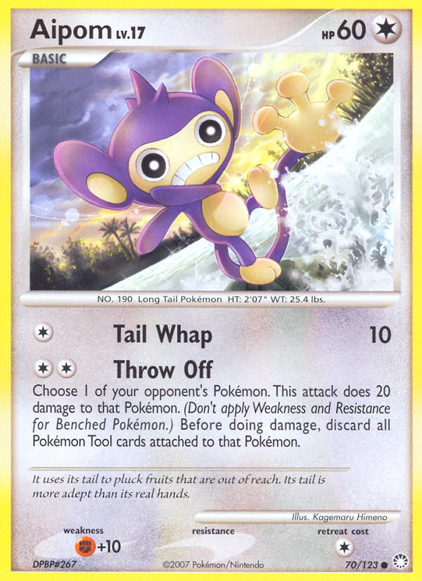 Aipom — Mysterious Treasures #070 / 123