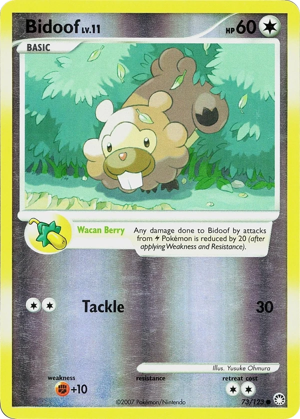 Bidoof — Mysterious Treasures #073 / 123