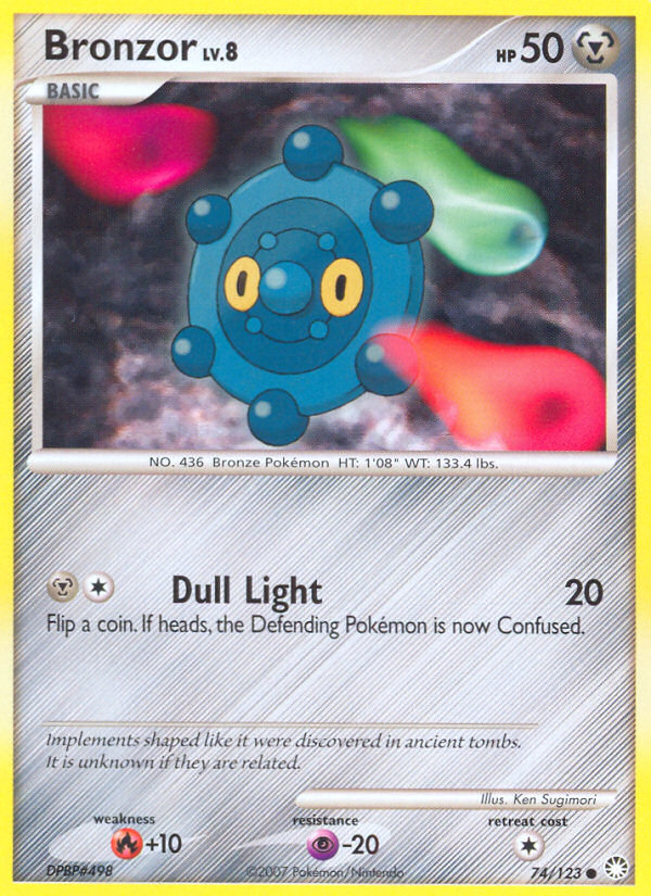Bronzor — Mysterious Treasures #074 / 123