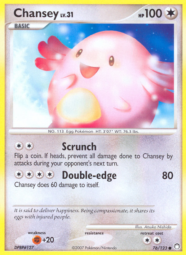 Chansey — Mysterious Treasures #076 / 123