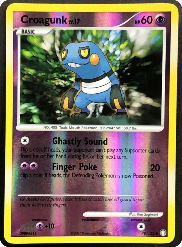 Croagunk — Mysterious Treasures #078 / 123